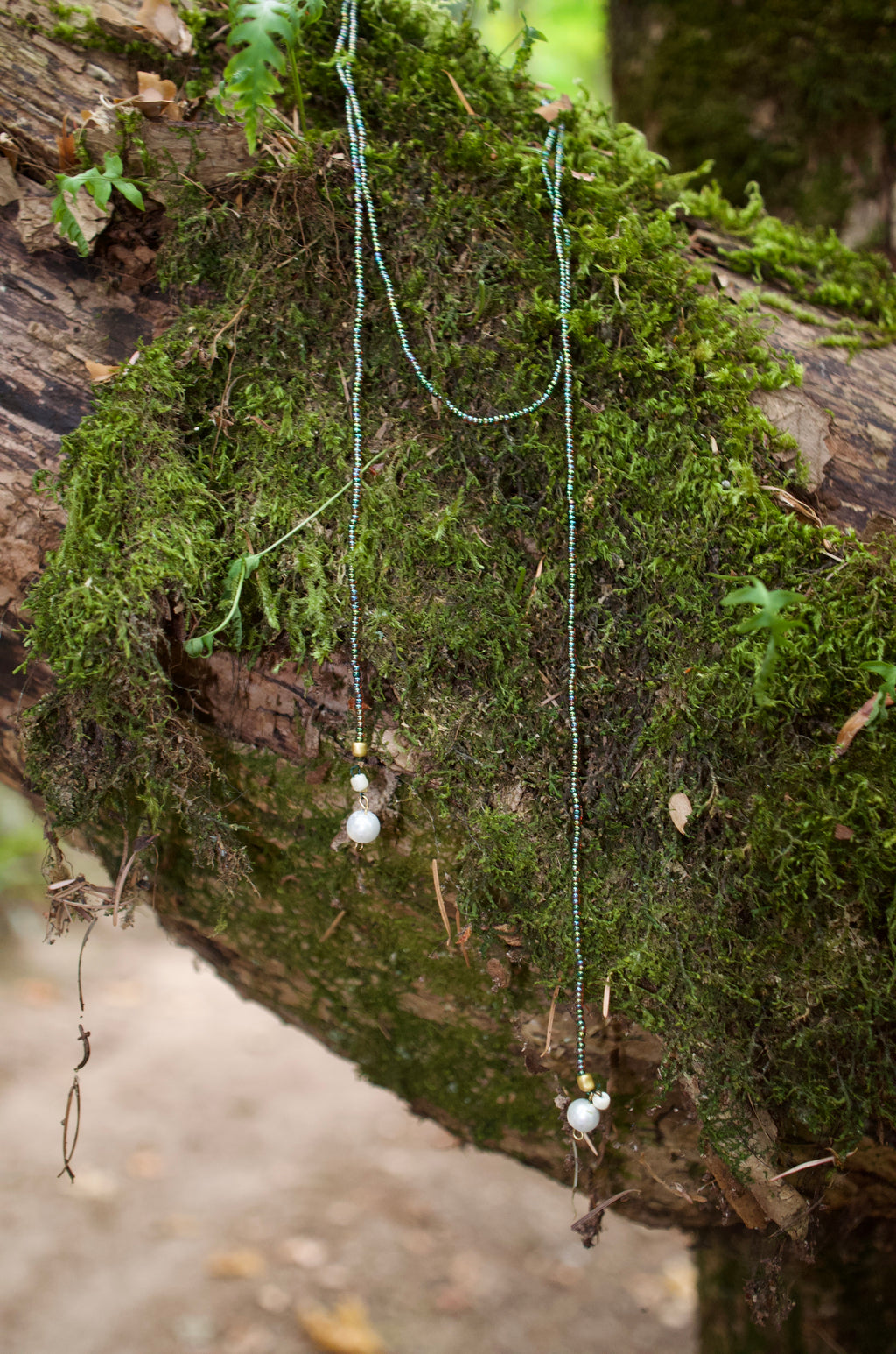 Custom Lariat Beaded Necklace