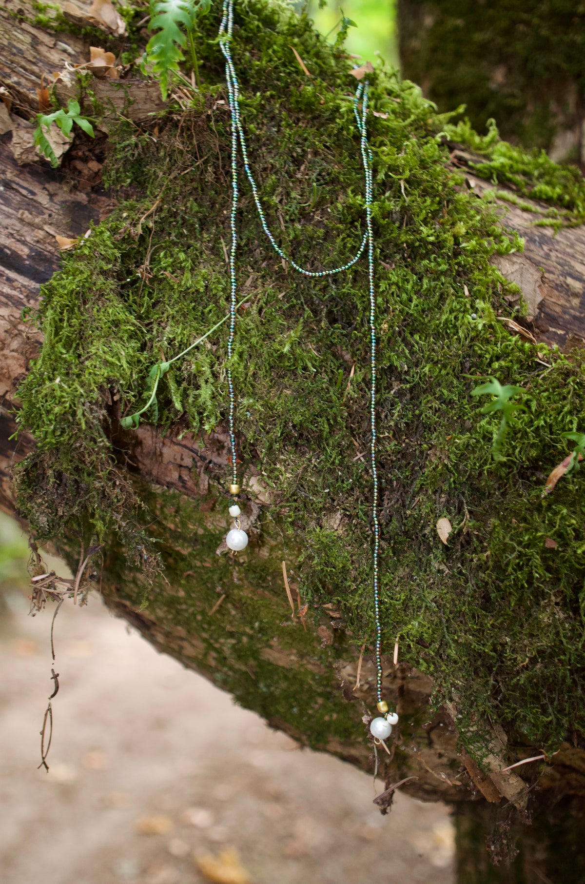 Lariat Beaded Necklace