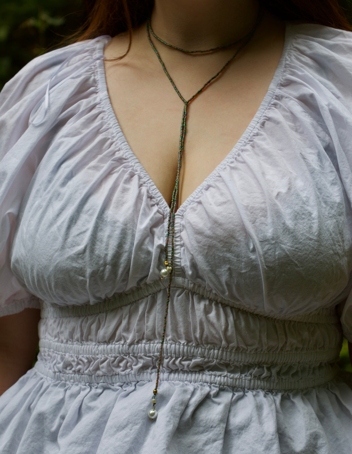 Lariat Beaded Necklace