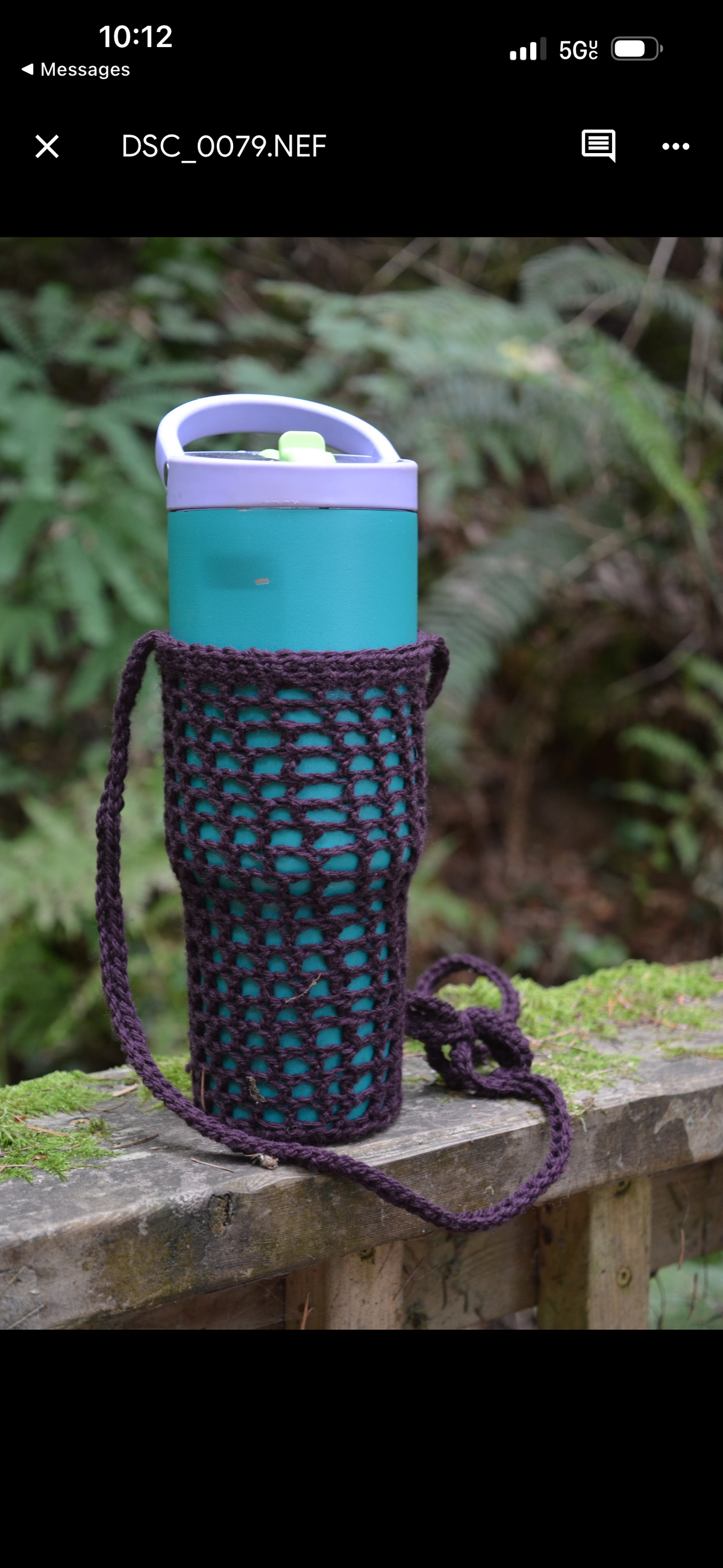 Crochet Water Bottle Carrier