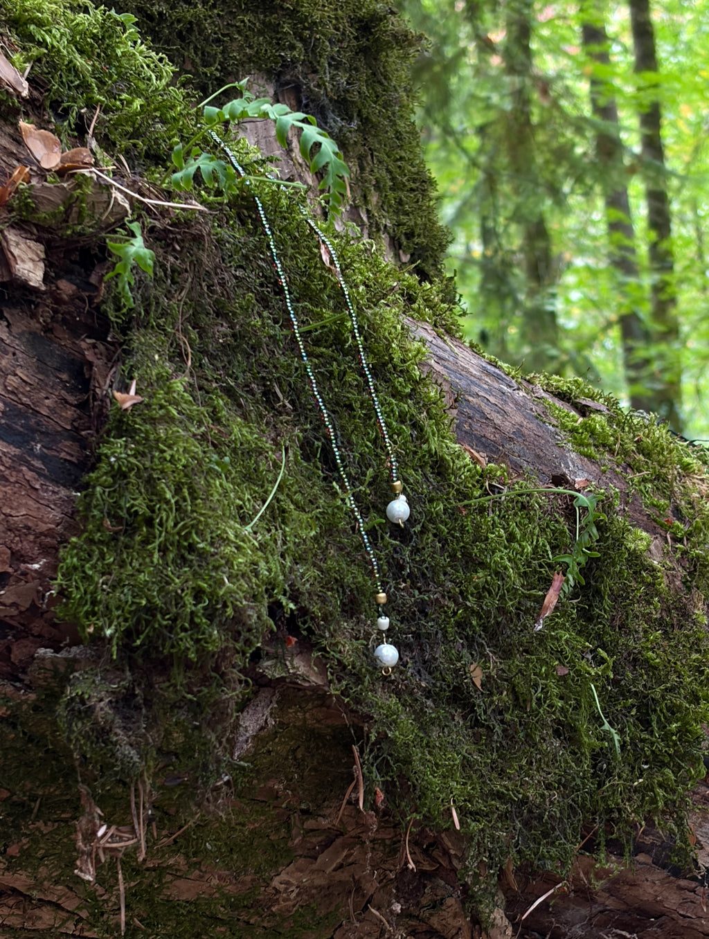 Custom Lariat Beaded Necklace